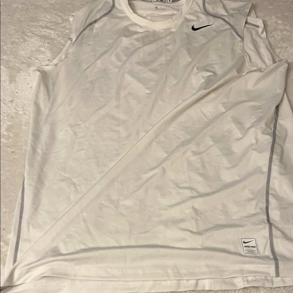 Nike Men's White Tank Top